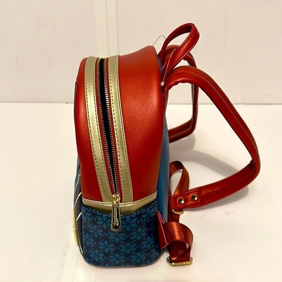 NEW Disney Ms. Marvel loungerfly mini backpack - Picture 7 of 9